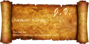 Jankov Virág névjegykártya