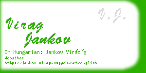 virag jankov business card